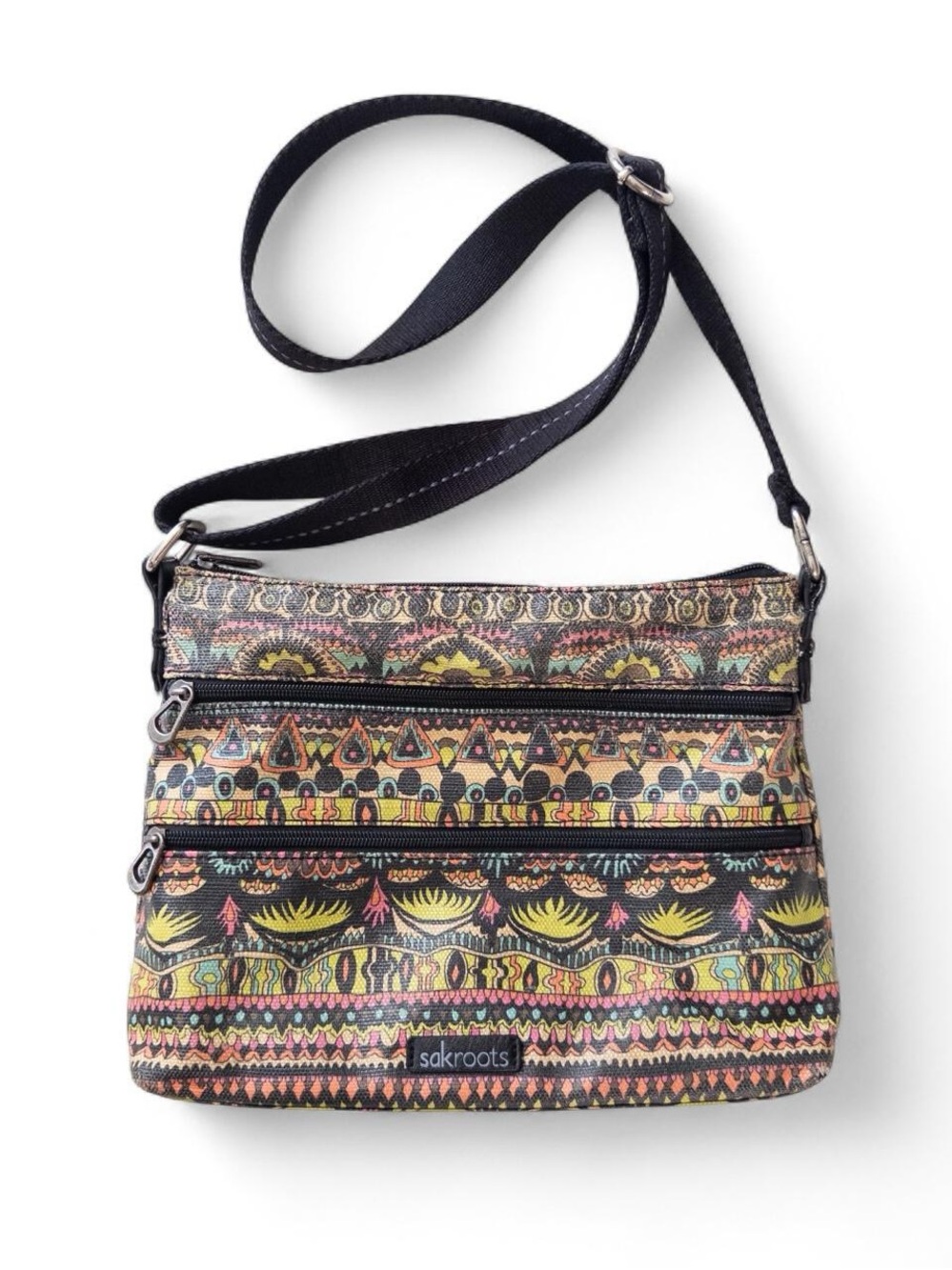 Sakroots Boho Print Crossbody Bag – Excellent Condition